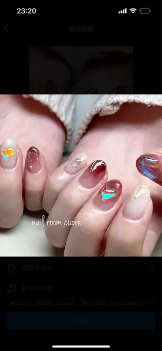 ネイル nail room  cuore所属・松尾 典子のネイルデザイン