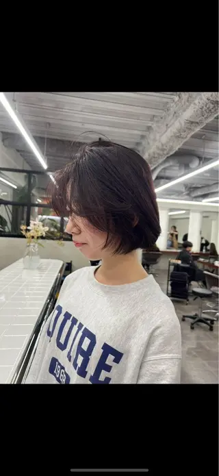 カラー スパイキーショート/ センターパート/奈菜のヘアスタイル