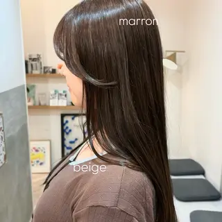 セミロング 似合わせ/透明感 /レイヤー/りほ🤍のヘアスタイル
