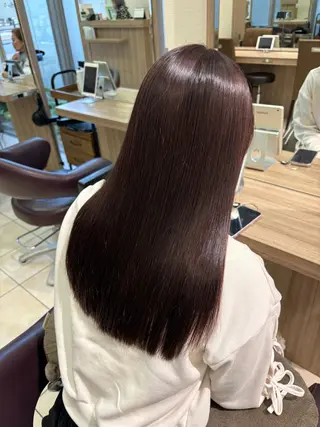 セミロング レイヤー✖️韓国 🇰🇷/藤藪孝太のヘアスタイル