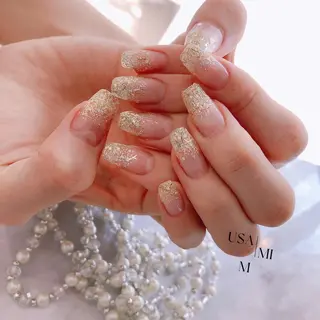 ミディアム ネイル USAMiMi 🐰💕のネイルデザイン