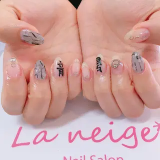 ネイル La neige* yuki 🥯🍑のネイルデザイン