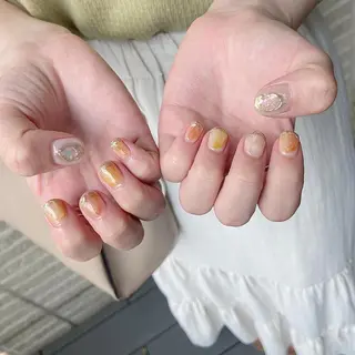 ネイル 𝕄𝕚𝕪𝕦🤍 自由が丘⌇パラジェルのネイルデザイン