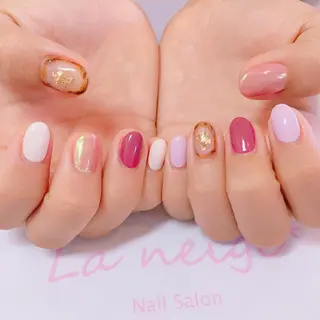 ネイル La neige* yuki 🥯🍑のネイルデザイン