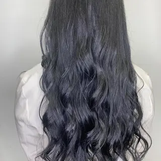 ロング カラー ヘアアレンジ HAIRSALONLOOP所属・川上 麻梨阿のヘアスタイル