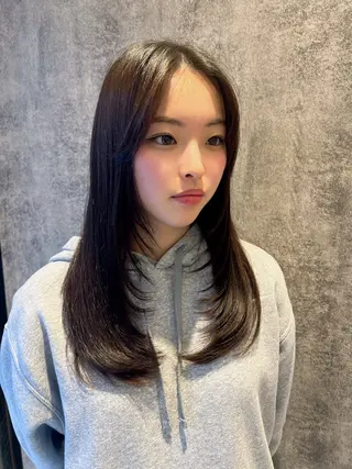 ロング 韓国ヘア🇰🇷 増田夏希のヘアスタイル