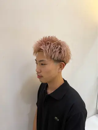 ショート メンズ 相模大野メンズパーマ /フェード　Tumのヘアスタイル