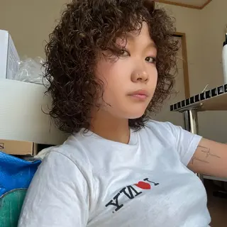 ショート パーマ yuan tanakaのヘアスタイル