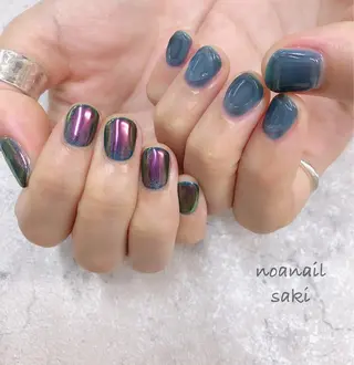 ショート カラー ネイル nailsalon noa所属・nailsalon noaのネイルデザイン