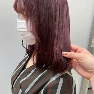 ミディアム カラー 🪭risa 暖色/レイヤー🪭のヘアスタイル