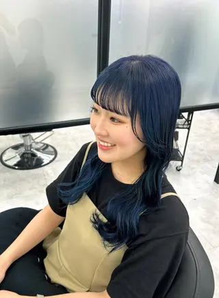 セミロング F.所属・miku 🍑髪質改善サロンのヘアスタイル