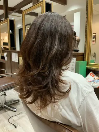 セミロング 🌿ストレート🌿 髪質改善☘️シュウヤのヘアスタイル