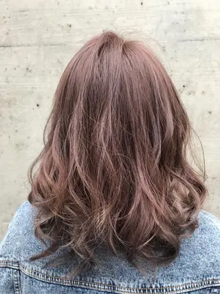 ミディアム カラー 店長担当🌟 矢吹ガブリエル🌟のヘアスタイル