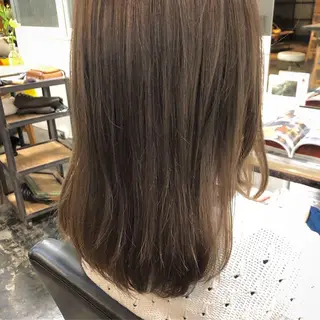 セミロング カラー stream1st所属・ツヤカラー 🕊️sayakaのヘアスタイル