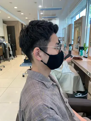 メンズ 大人透明感艶カラー 寺田稜のヘアスタイル