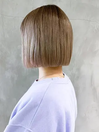 ミディアム カラー パーマ ヘアアレンジ ITbyALBUM 八王子店のヘアスタイル