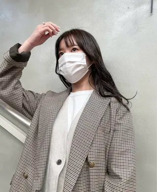 ロング 佐藤 永夏のヘアスタイル