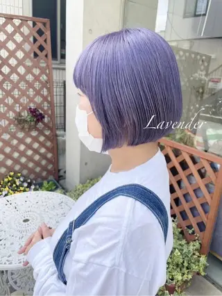 セミロング カラー 工藤 詩月のヘアスタイル