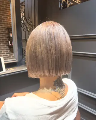 ショート カラー ヘアアレンジ Rina🌿 Re:chaLuのヘアスタイル