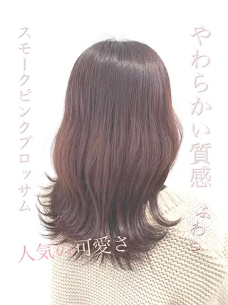 セミロング カラー 【悩み解決！美髪へ】 店長 平間 響のヘアスタイル