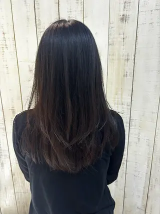 ロング 丸山 早紀のヘアスタイル