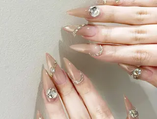 ネイル By moonネイル 🌷ワンホン/韓国風のネイルデザイン