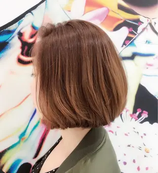 ショート パーマ nex the salon vlow所属・趙 英来のヘアスタイル