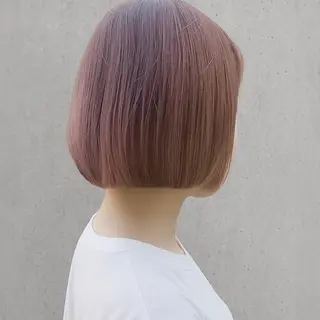 ショート カラー 🫧 清水優 /広がらないボブ🫧のヘアスタイル