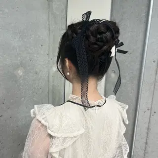 ヘアアレンジ りおな/エクステ /ミルクティーカラーのヘアスタイル