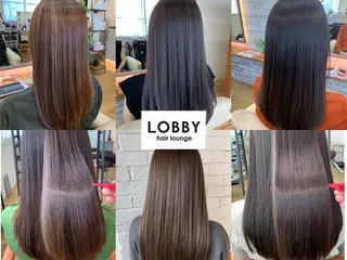 ロング カラー LOBBY所属・LOBBY ひなたのヘアスタイル