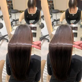 セミロング D.I.E.V.A 渋谷所属・💕韓国レイヤー× 髪質改善 宮内諒のヘアスタイル