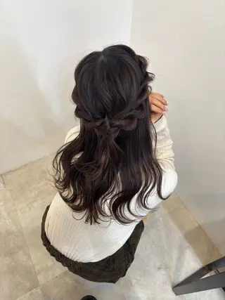 ヘアアレンジ FERiCIA所属・ちはな‎🤍 ヘアセット／縮毛矯正のヘアスタイル