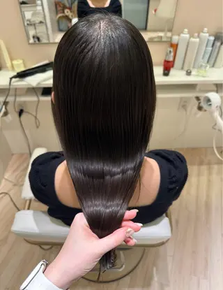 ロング カラー ParveMix🎀 稲垣詞葉のヘアスタイル