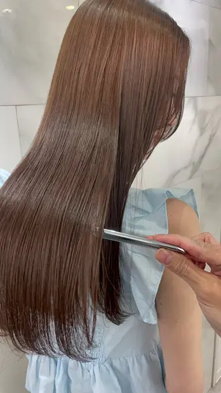 ロング 🖱️透明感カラー ×髪質改善Rikyuのヘアスタイル