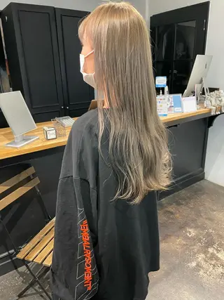ロング カラー メンズパーマ メンズ特化ryoのヘアスタイル