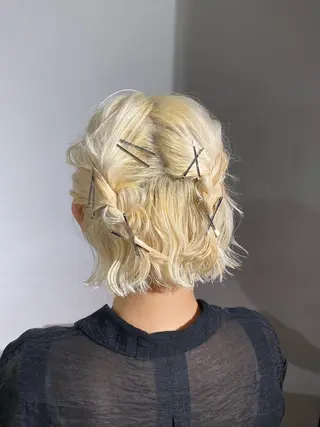 ヘアアレンジ 💫miyu💫デザ インカラー/アレンジのヘアスタイル