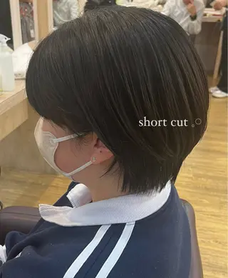 ショート 透明感カラー／ 艶感カラー／RAMUのヘアスタイル