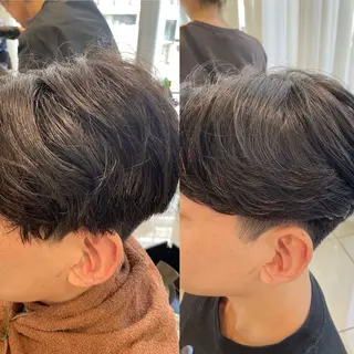 メンズ センターパート 川島爽楽のヘアスタイル