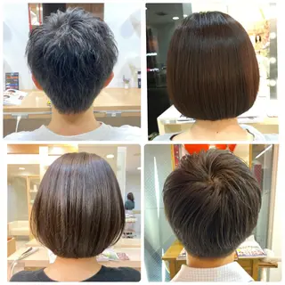 ショート メンズ 🌟ROUGE 🧸おびつななみのヘアスタイル