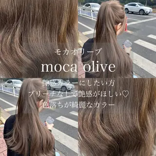 ロング メンズ 艶感ミルクティー🤍 色落ち綺麗🤍ともやのヘアスタイル