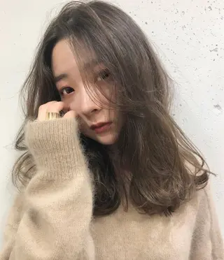セミロング カラー Pia hair Design Yakuin所属・Pia ツボイ ケイタのヘアスタイル