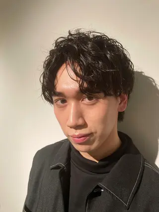 パーマ メンズ 🛑柔らか透明感 カラー🛑大谷のヘアスタイル