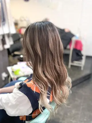ロング カラー ヘアアレンジ Kimura Shinyaのヘアスタイル