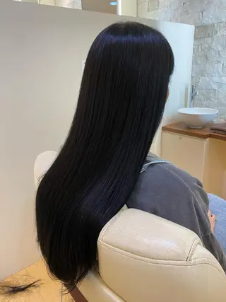 ロング パーマ 『髪質改善』服部 隆志のヘアスタイル