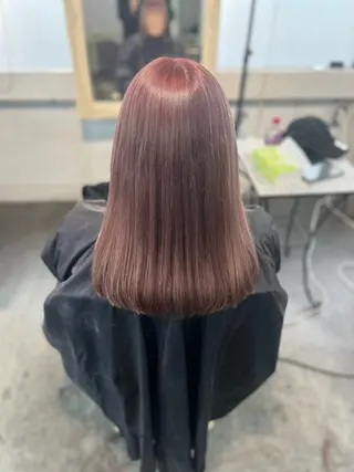 セミロング カラー Mariana雛/ 西大分/ハイライトのヘアスタイル