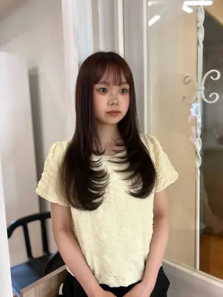 ロング CIEL 難波店所属・🎀透明感/レイヤ ー/Kotona🎀のヘアスタイル