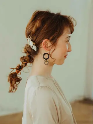 ショート カラー ヘアアレンジ 北九州美容室 🕊️わかな✂︎のヘアスタイル