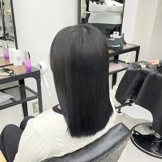 ロング カラー パーマ ヘアアレンジ メンズ mona/ ストレートスタイル✨のヘアスタイル