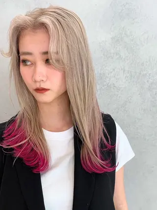 ロング カラー ITbyALBUM藤沢店所属・IT by ALBUM立川のヘアスタイル