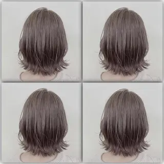 ミディアム カラー ヘアアレンジ ダブルカラー 韓国ヘアKYONのヘアスタイル